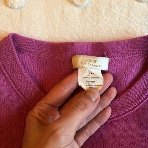 J.Crew 100% Cashmere Crew Neck Sweater